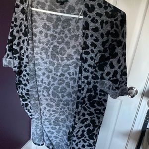 Black and gray cardigan from eclipse size extra small